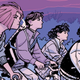 An image from Paper Girls, illustrated by Cliff Chiang
